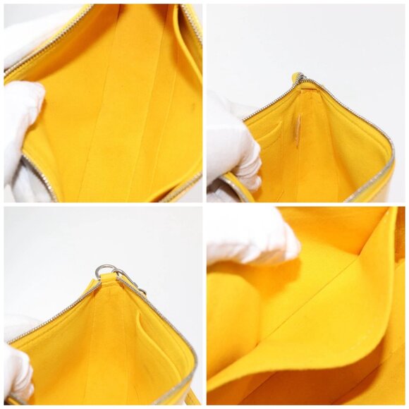 LOUIS VUITTON Epi Pochette Accessoires Accessory Pouch Yellow M52989 Auth 146464 - Picture 16 of 16